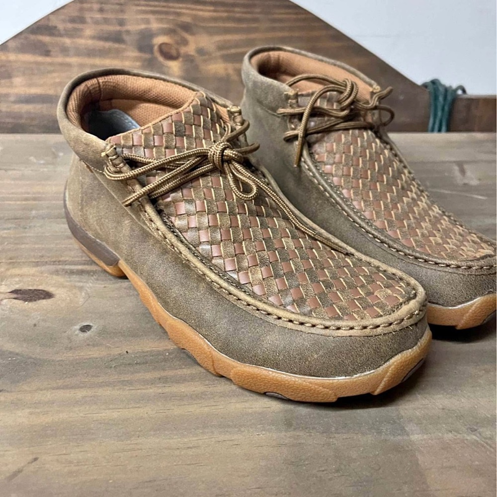 Twisted X Tan Mens 7/Women’s 8.5 Woven Chukka Boots